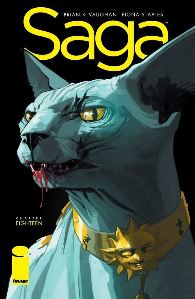 Saga #18 cover