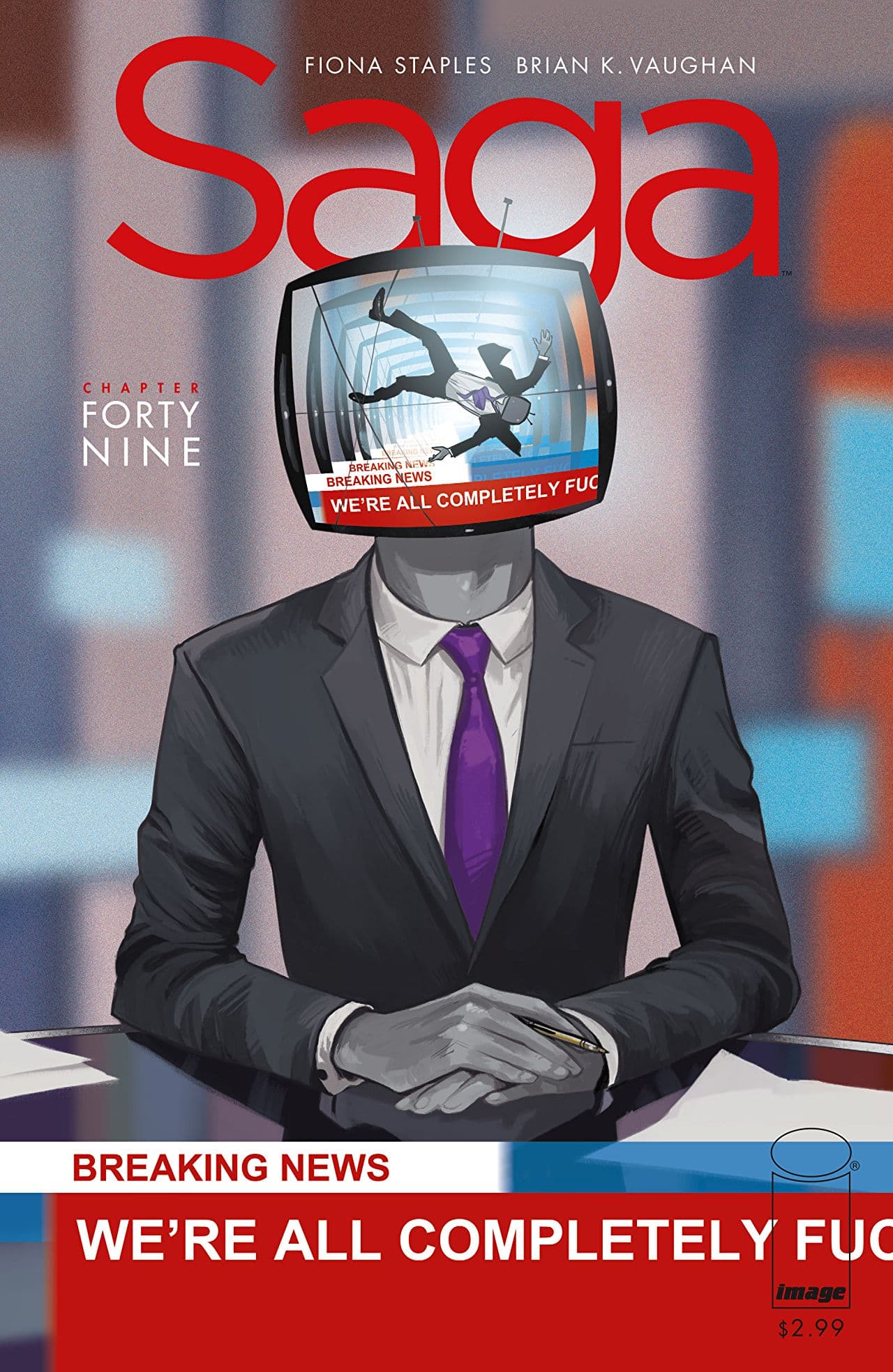 Saga #49 cover