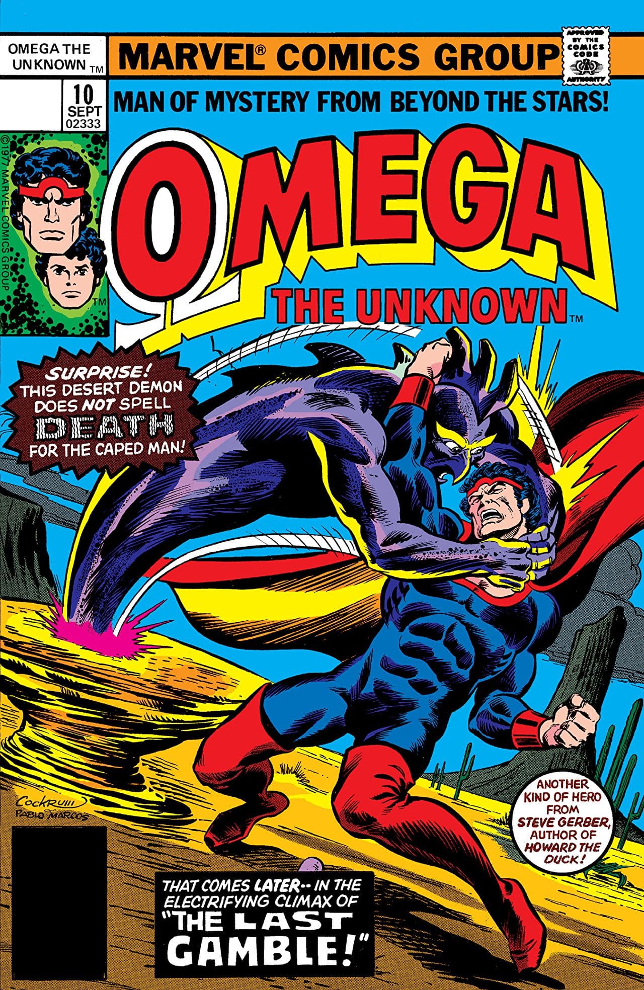 Omega the Unknown #10 cover