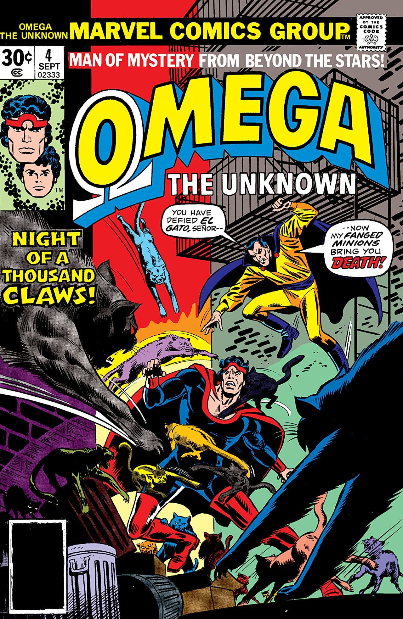 Omega the Unknown #4 cover
