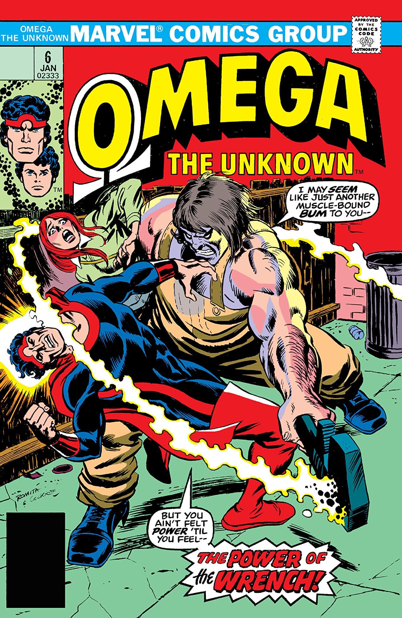 Omega the Unknown #6 cover