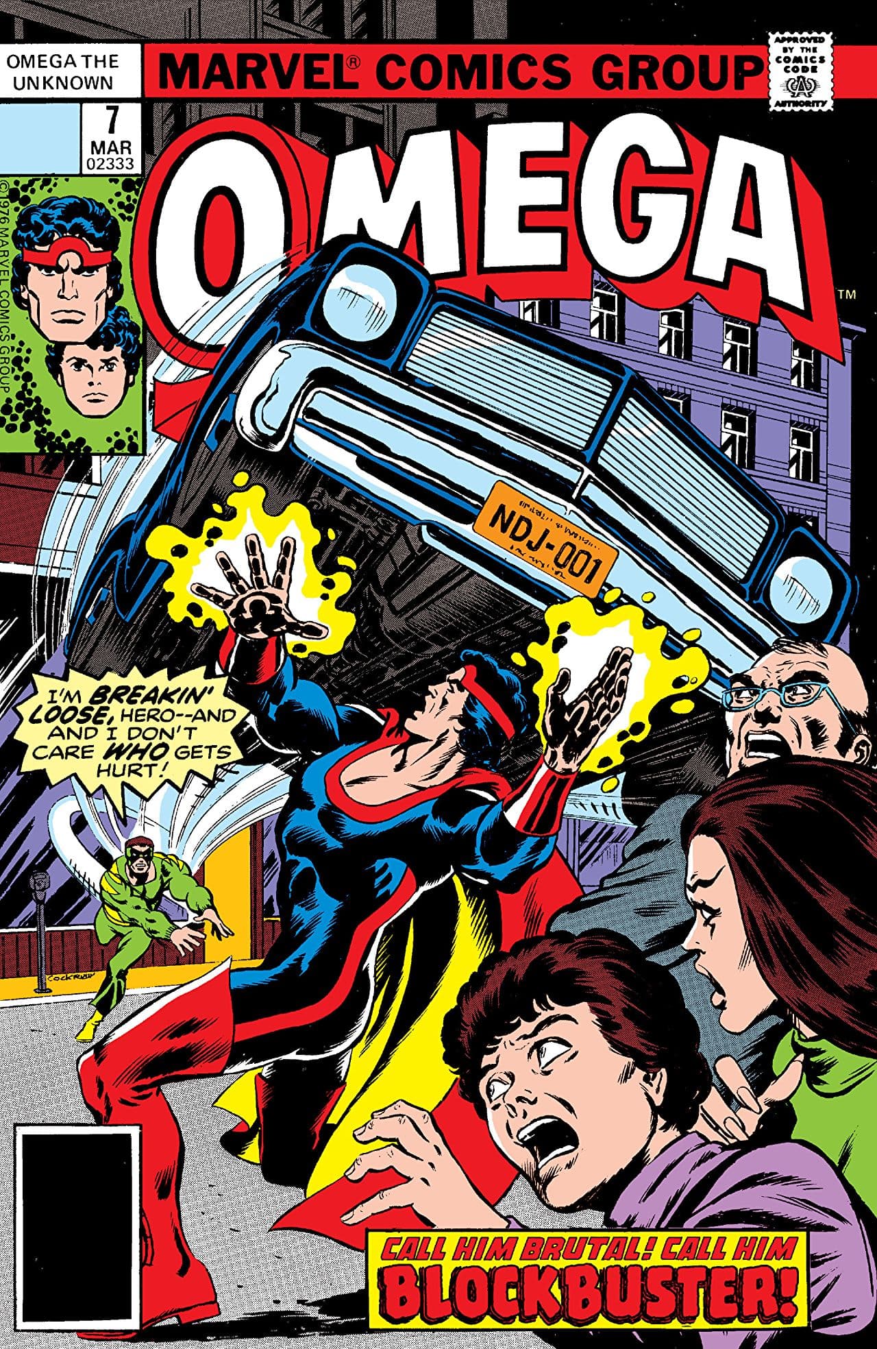 Omega the Unknown #7 cover