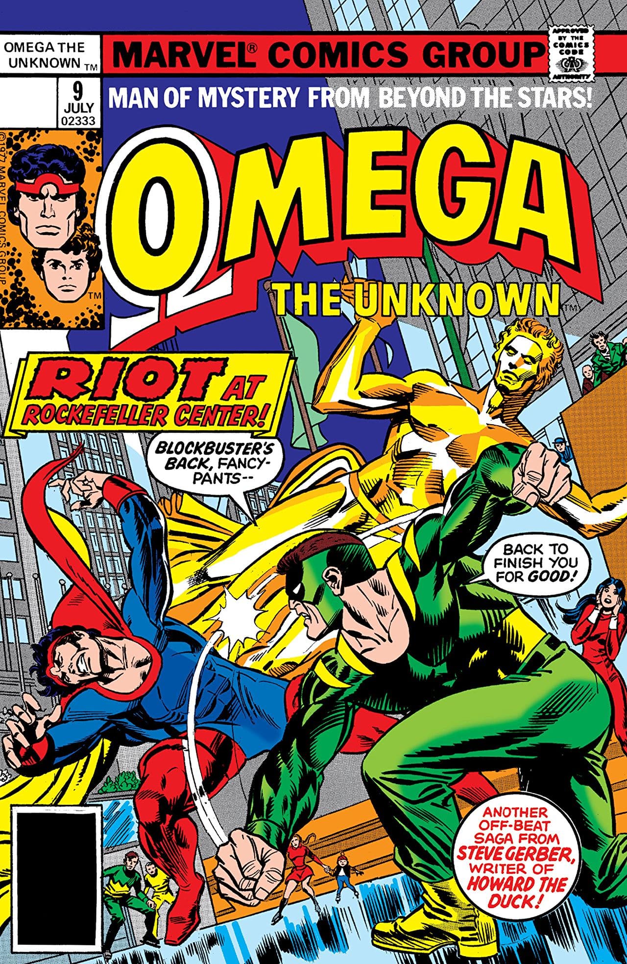 Omega the Unknown #9 cover