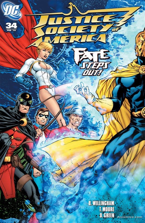 Justice Society of America #34 cover