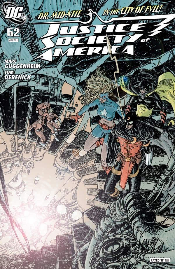 Justice Society of America #52 cover