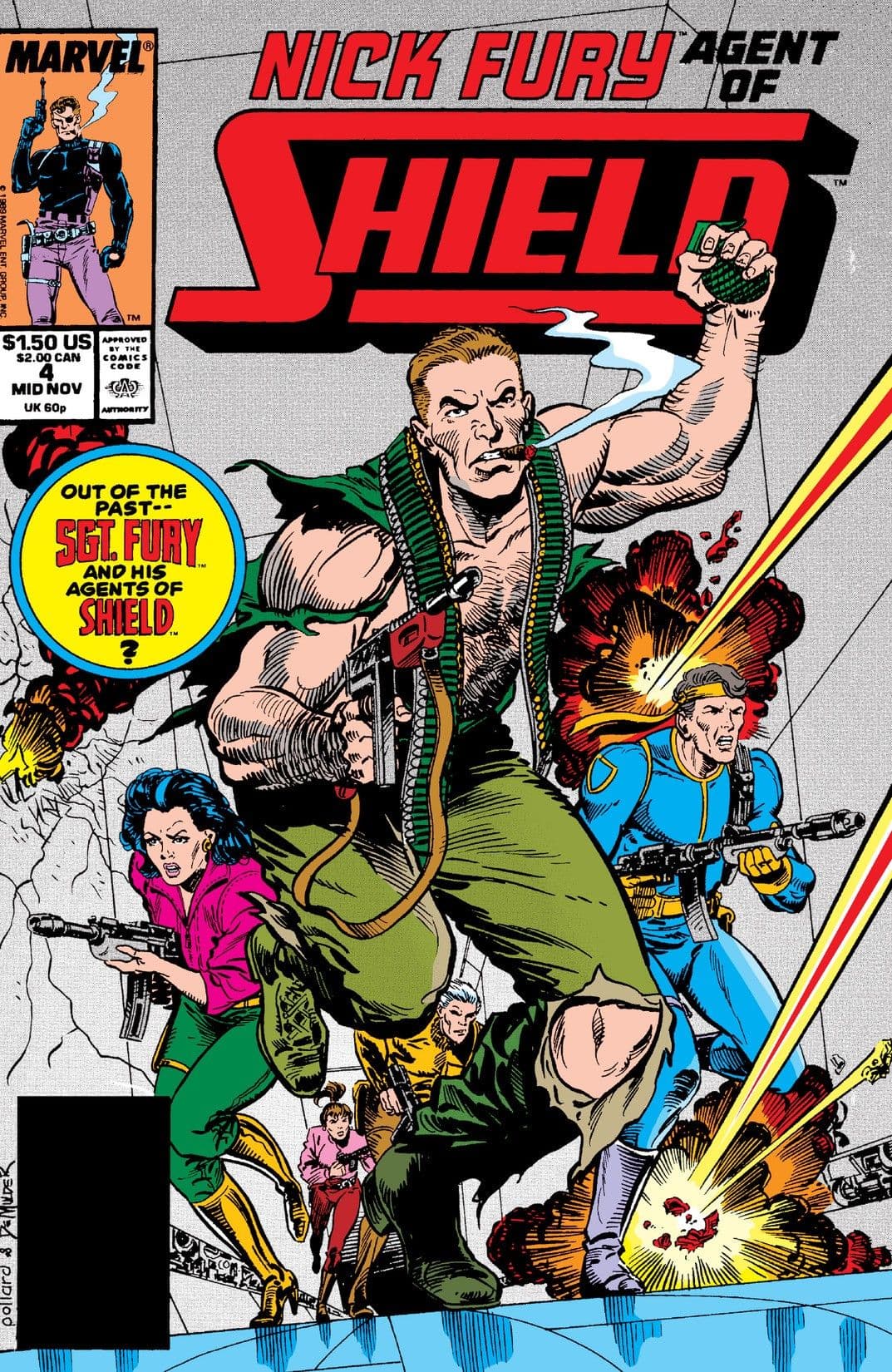 Nick Fury, Agent of S.H.I.E.L.D. #4 cover