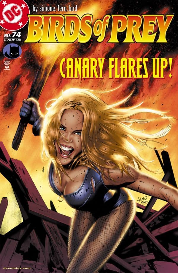 Birds of Prey #74 cover