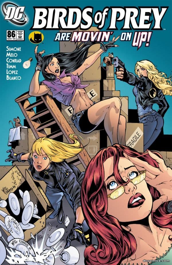 Birds of Prey #86 cover