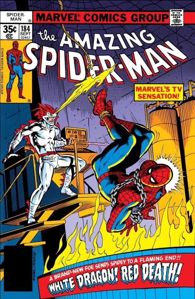 The Amazing Spider-Man #184 cover