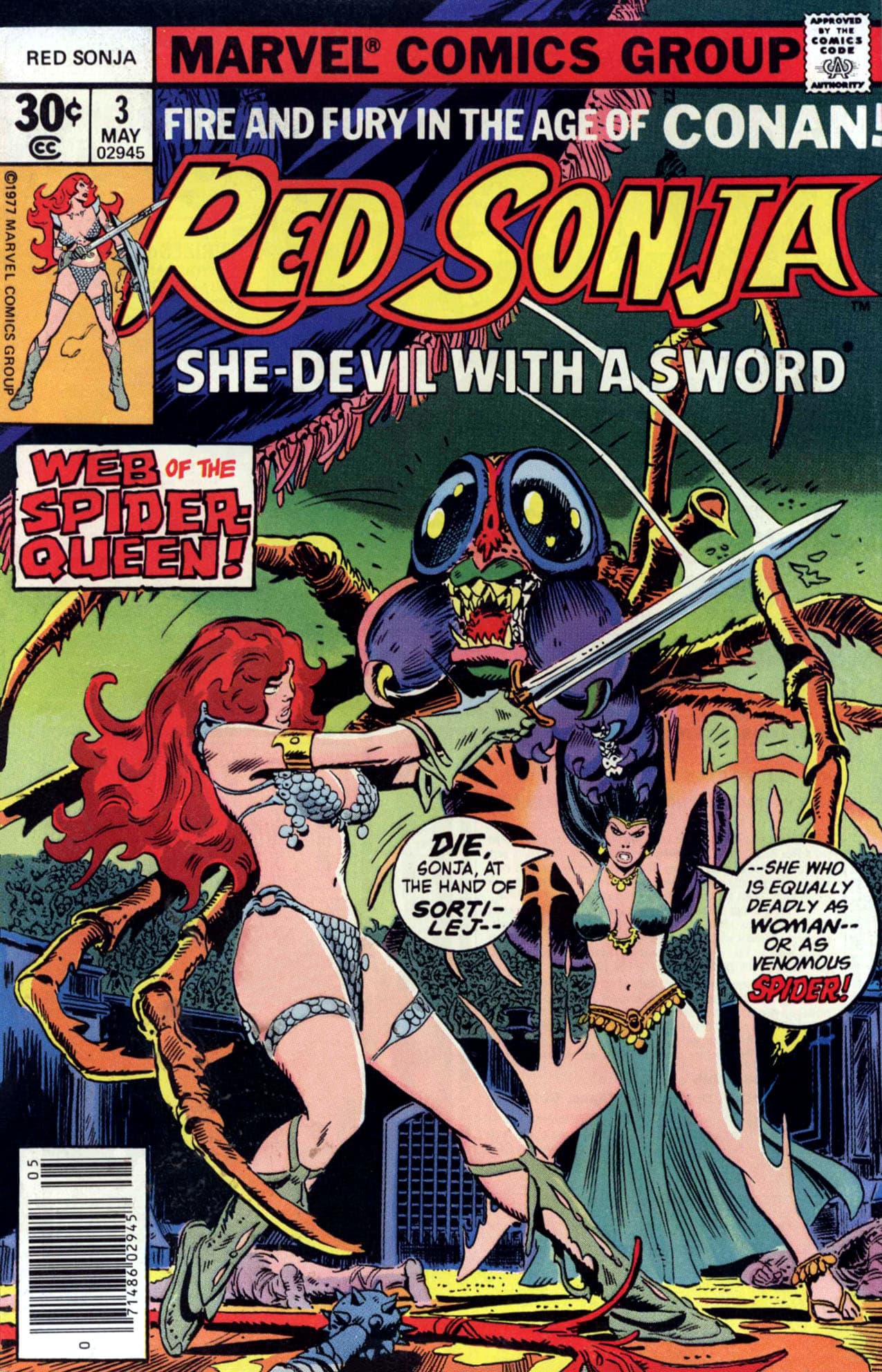 Red Sonja #3 cover