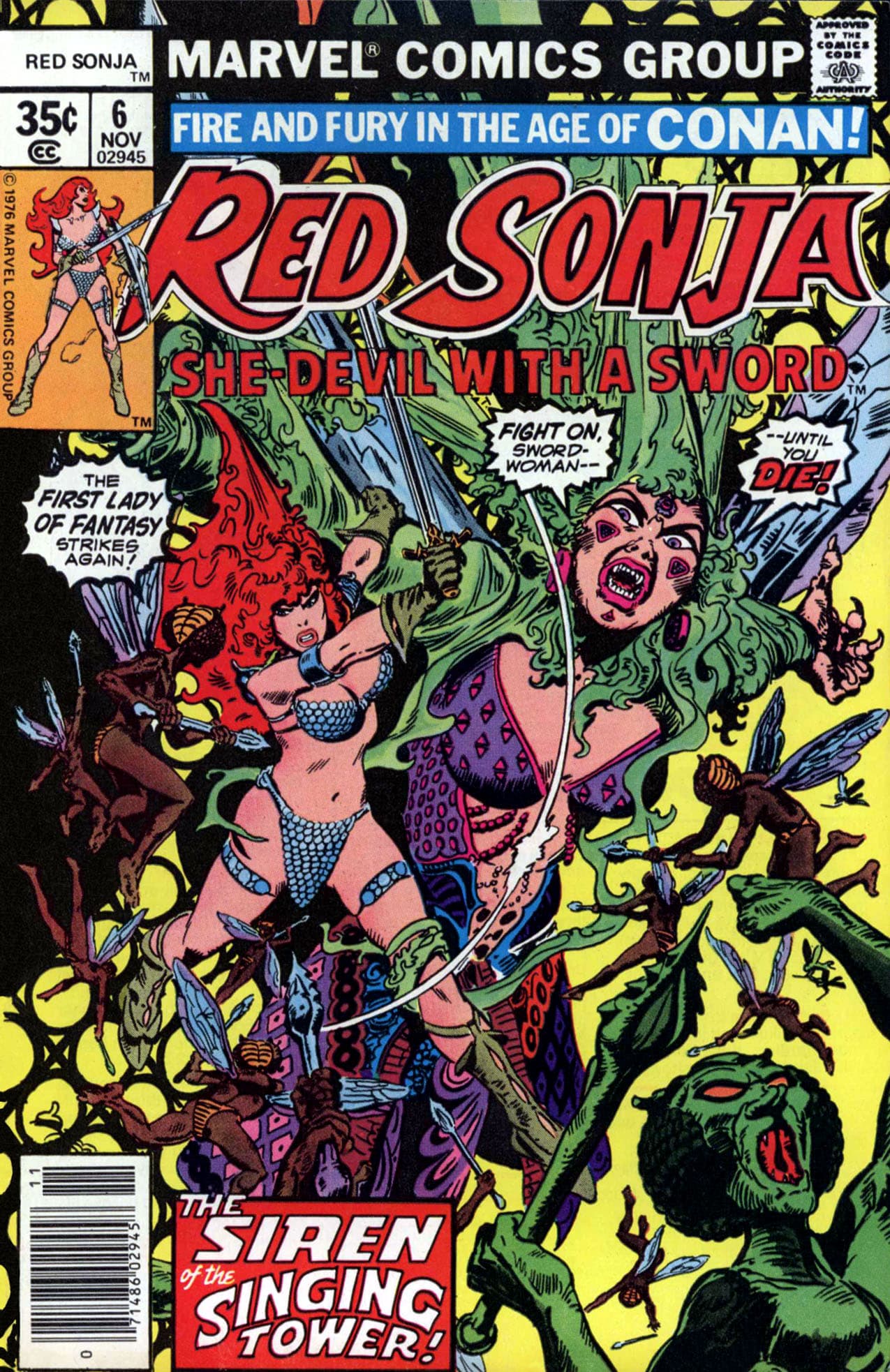 Red Sonja #6 cover