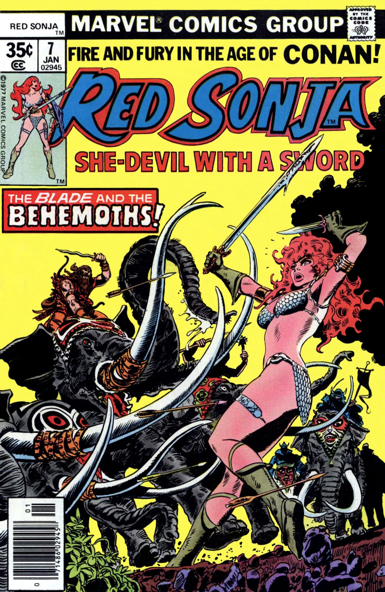 Red Sonja #7 cover