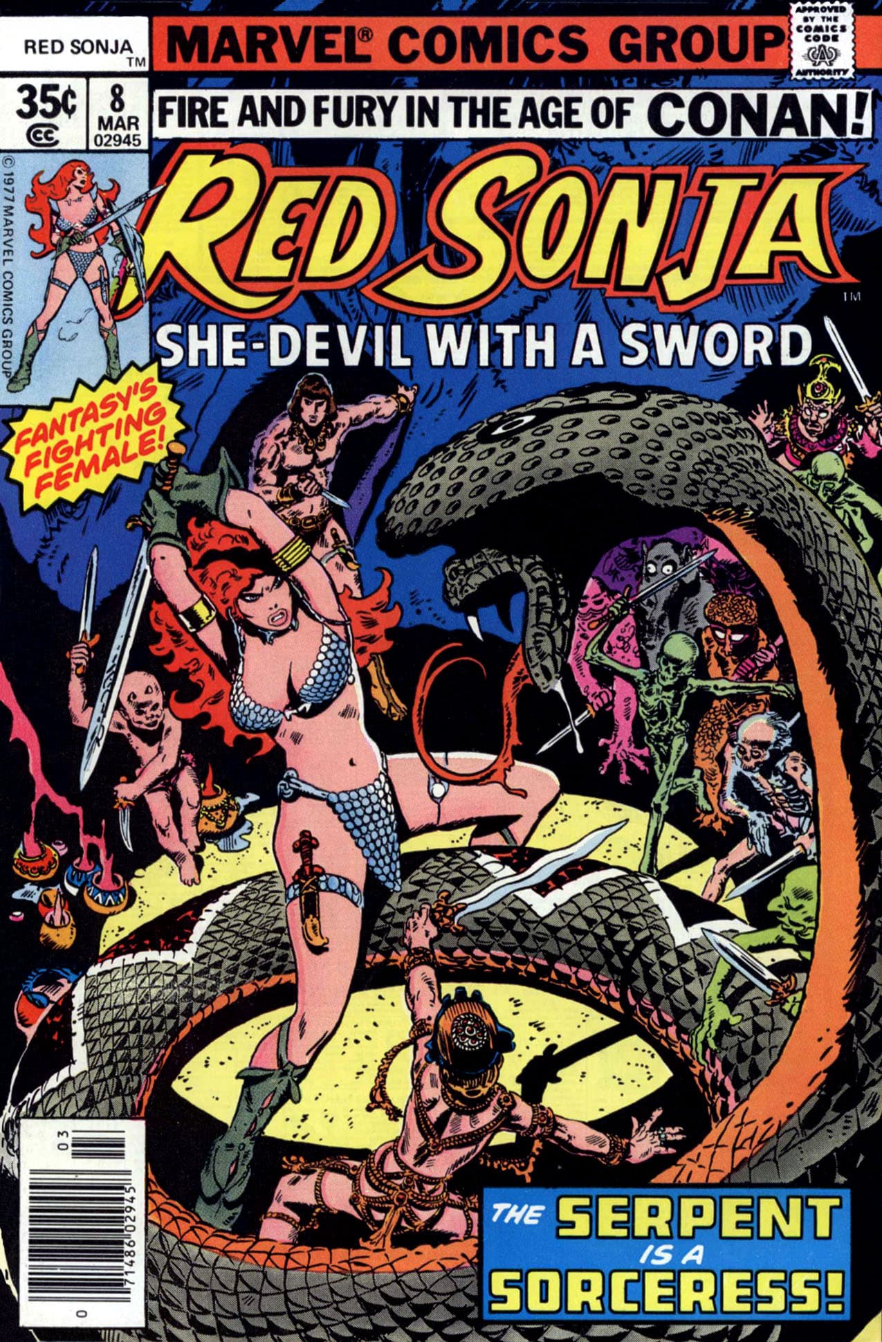Red Sonja #8 cover