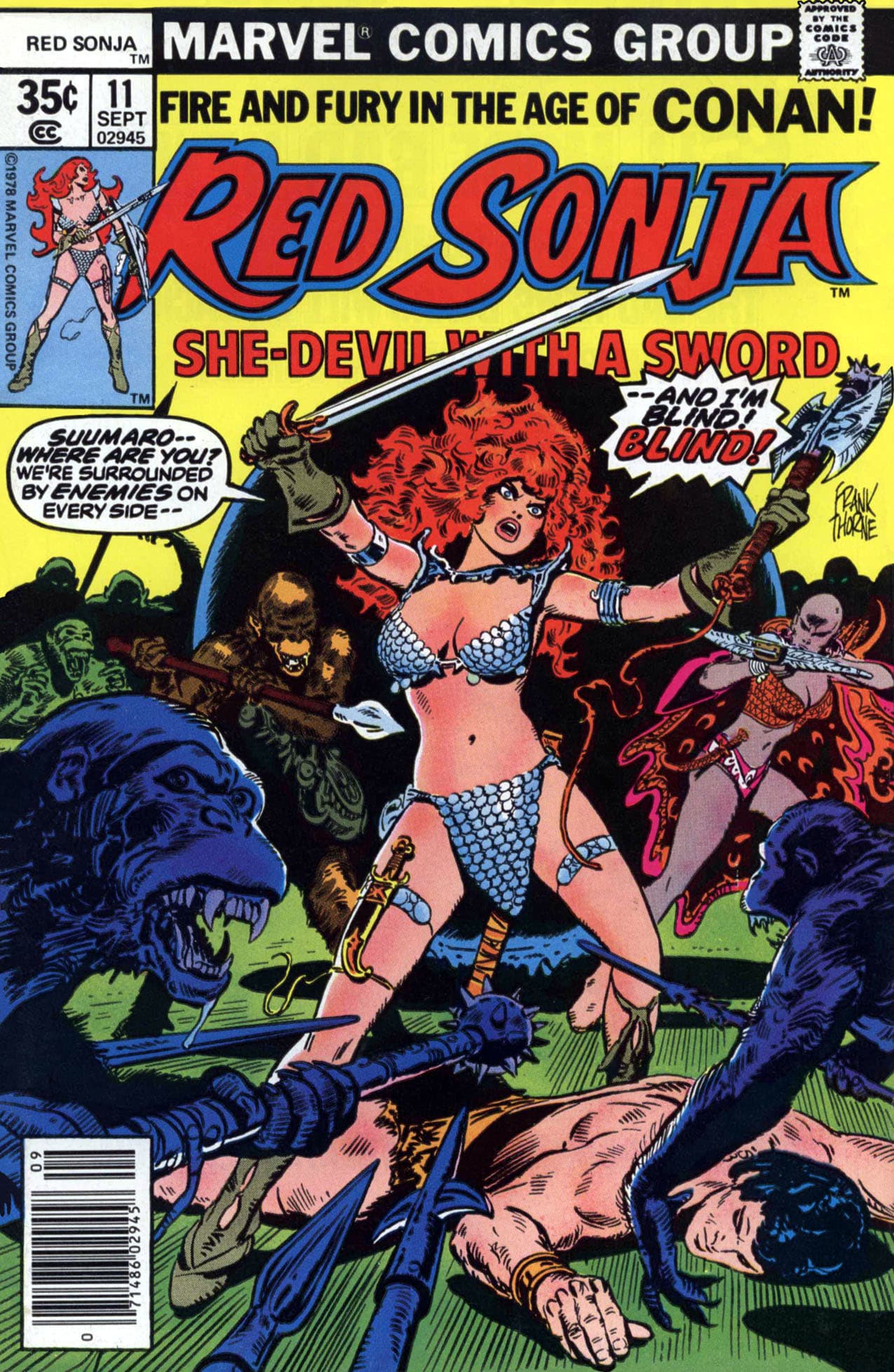 Red Sonja #11 cover