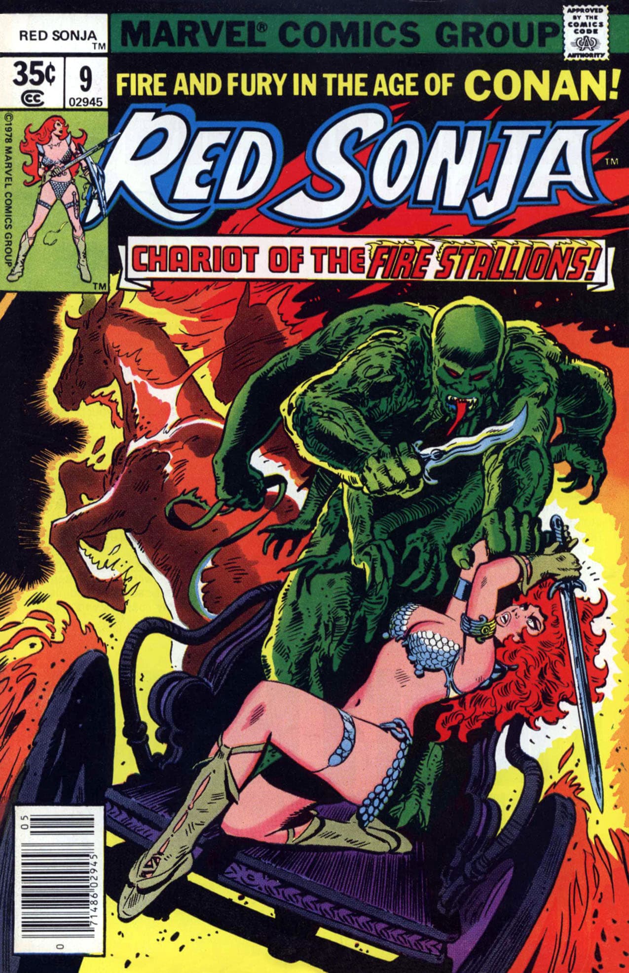 Red Sonja #9 cover