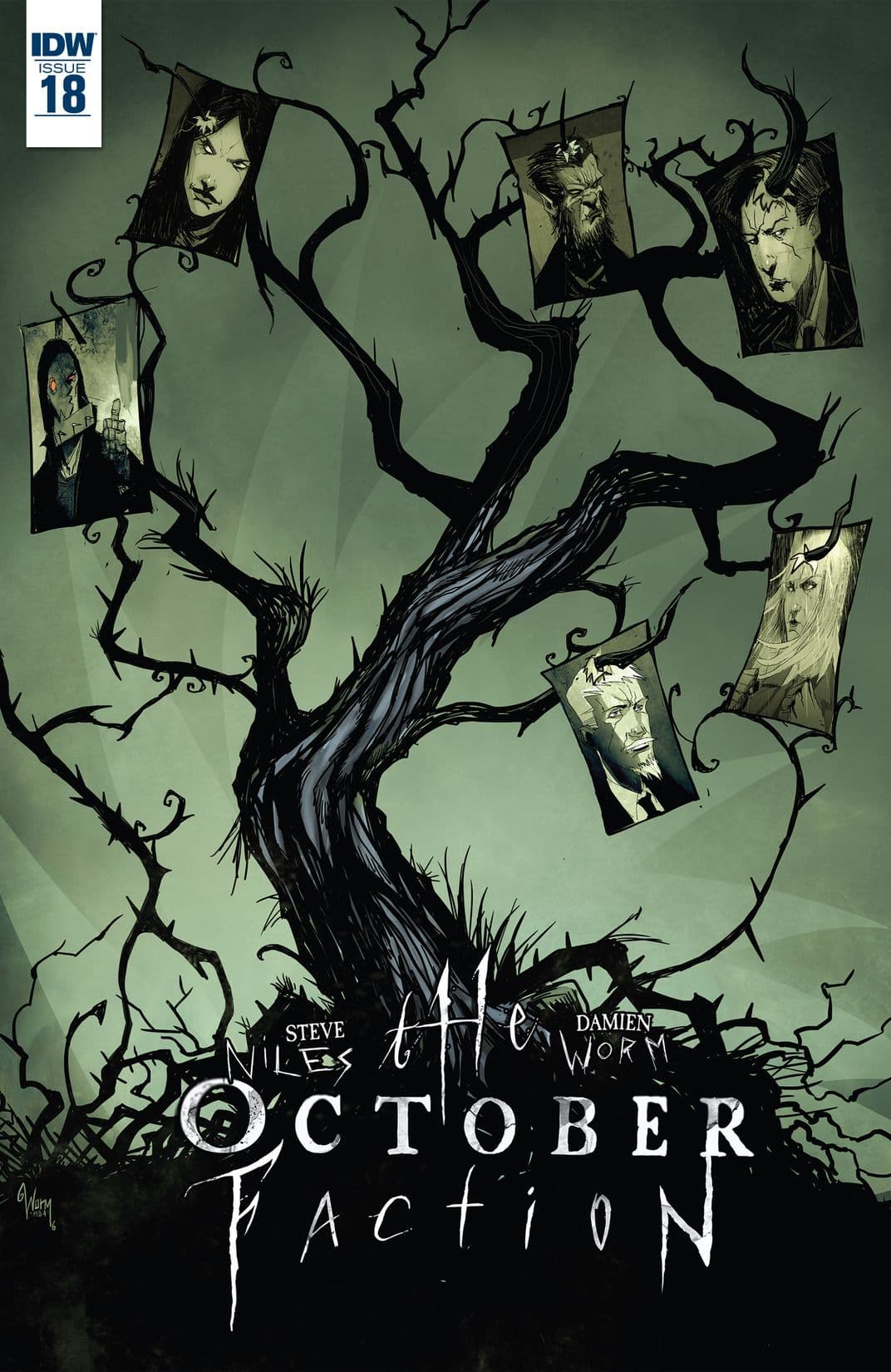 The October Faction #18 cover