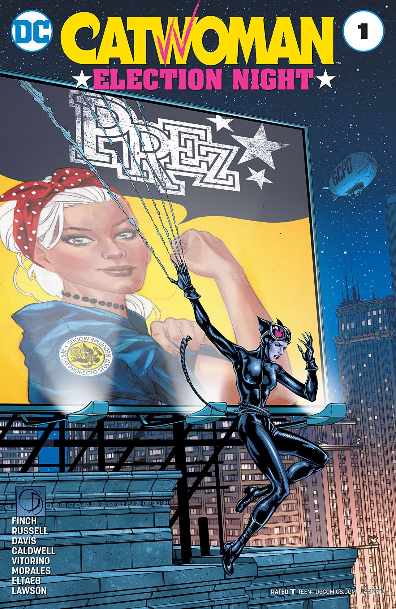 Catwoman: Election Night #1 cover