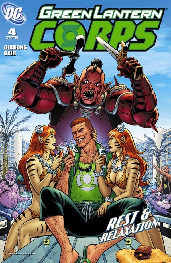 Green Lantern Corps #4 cover
