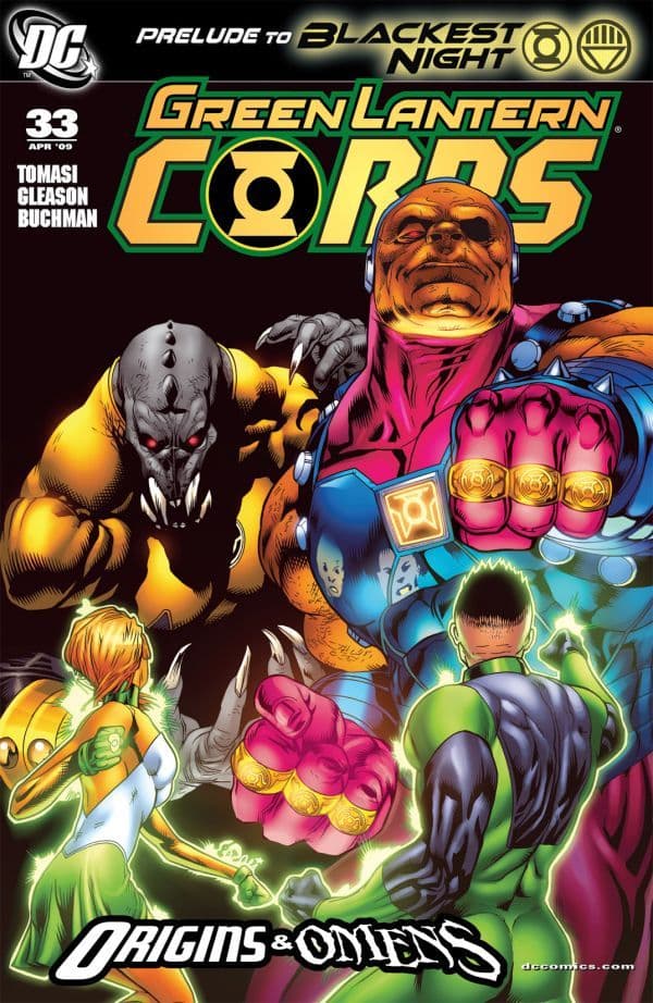 Green Lantern Corps #33 cover