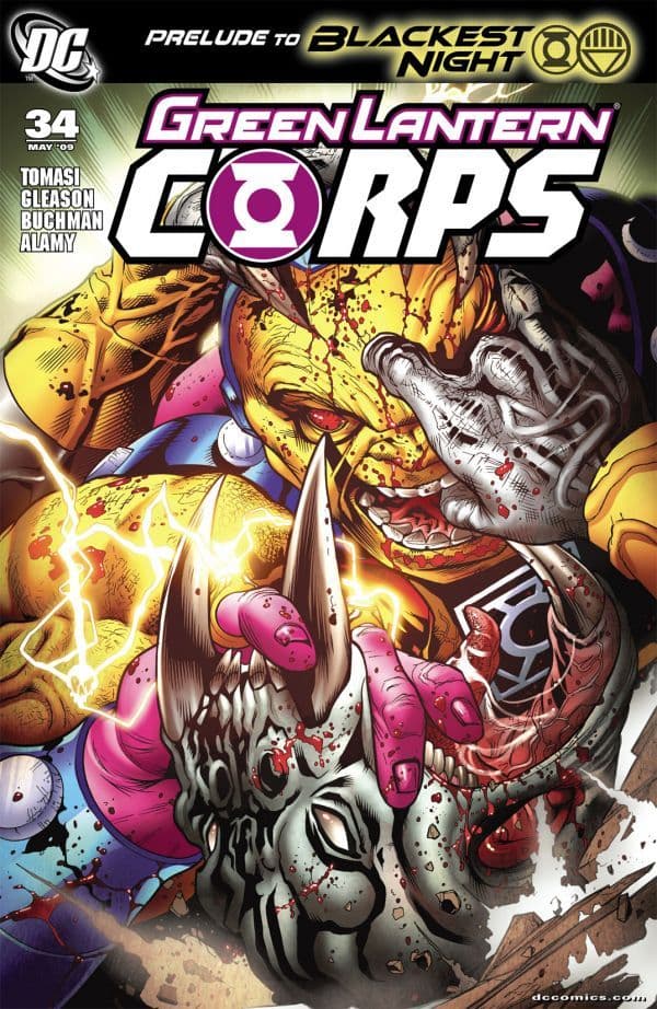 Green Lantern Corps #34 cover