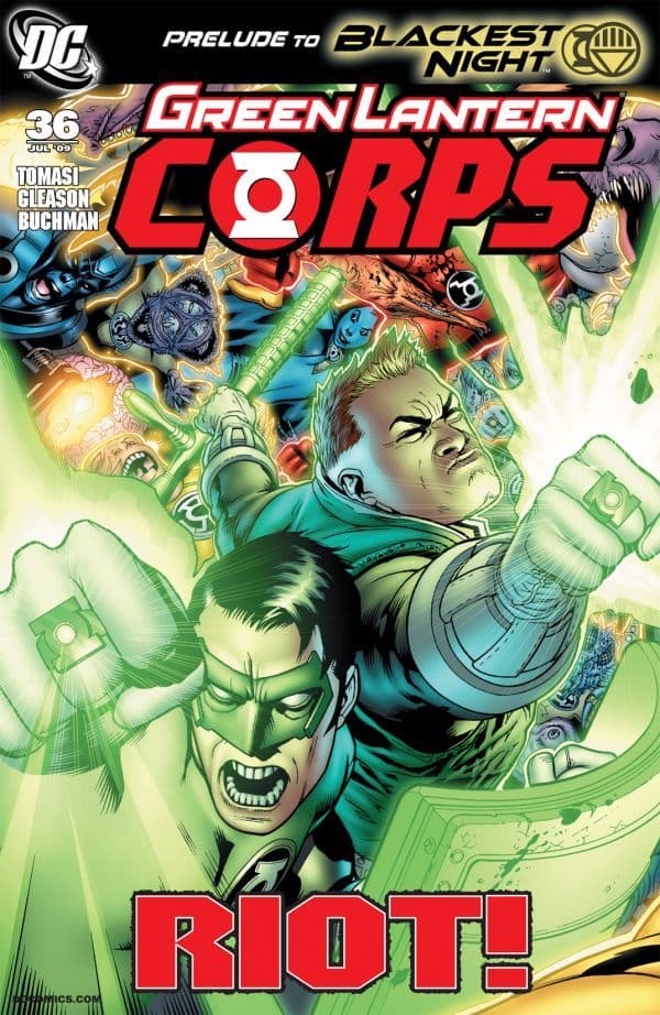 Green Lantern Corps #36 cover