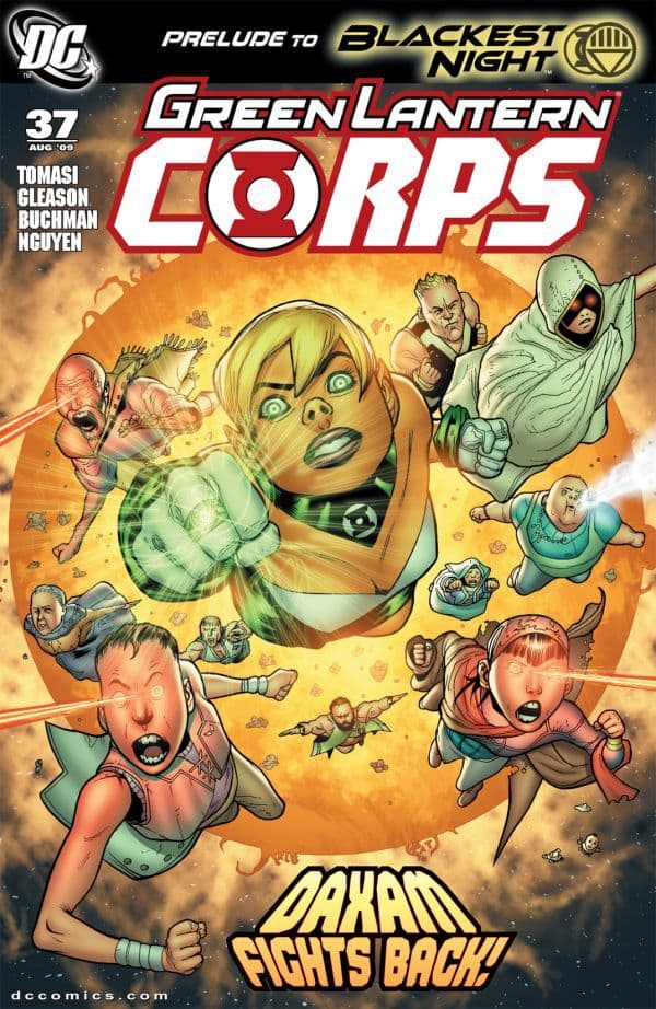 Green Lantern Corps #37 cover