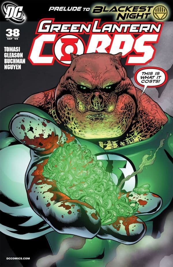 Green Lantern Corps #38 cover