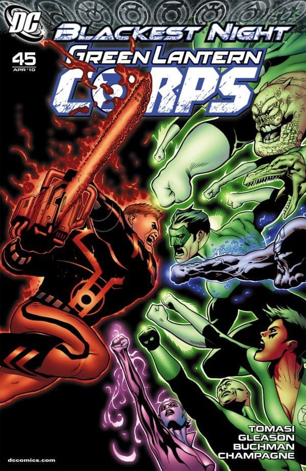 Green Lantern Corps #45 cover
