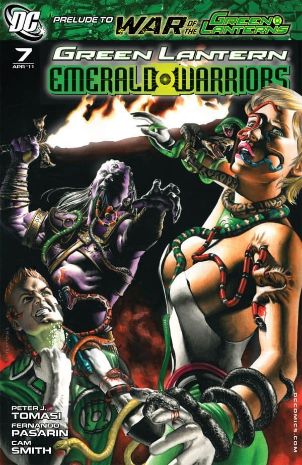 Green Lantern: Emerald Warriors #7 cover
