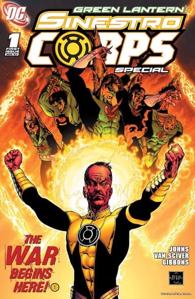 Green Lantern Sinestro Corps Special