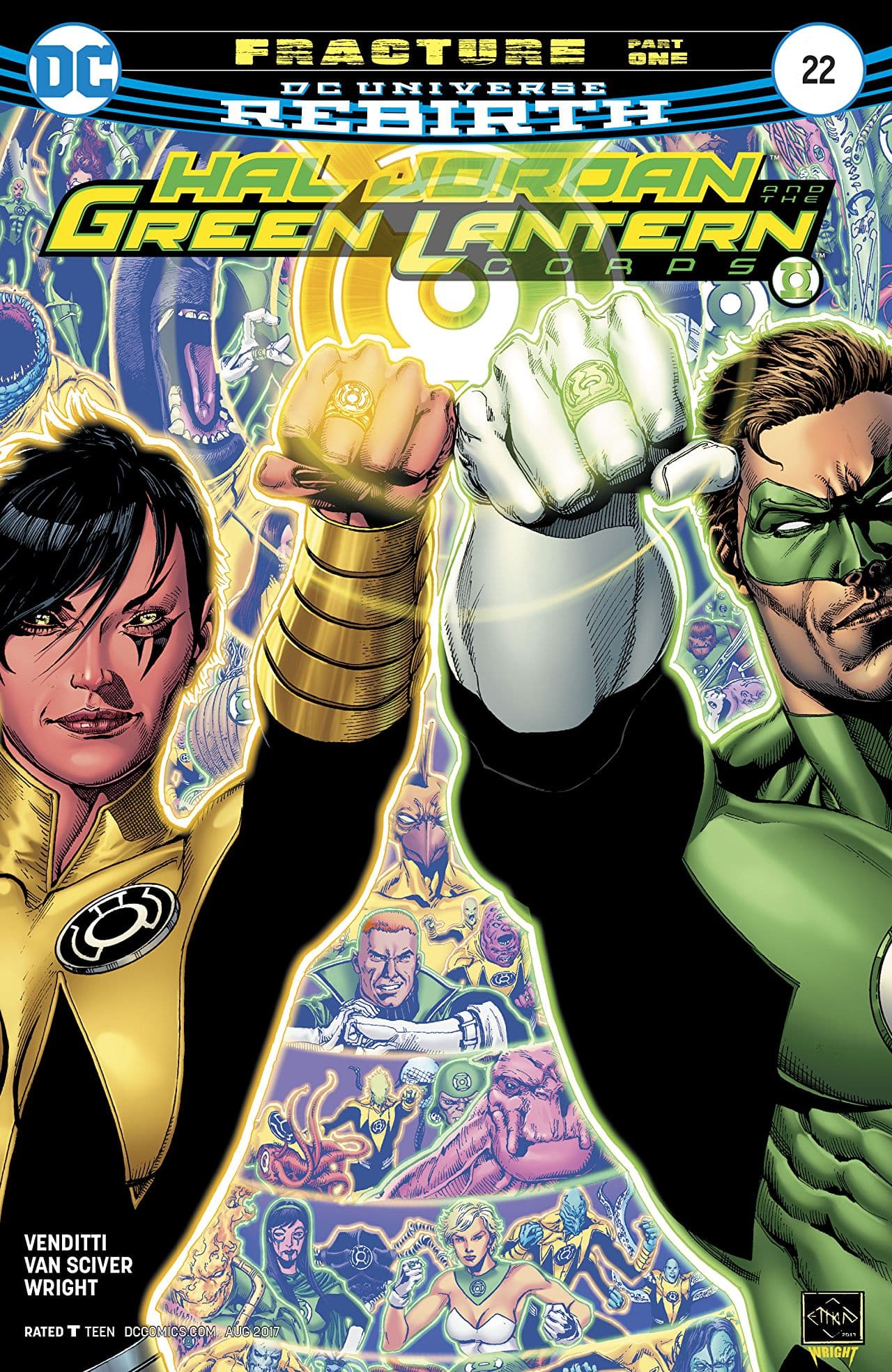 Hal Jordan & The Green Lantern Corps #22 cover