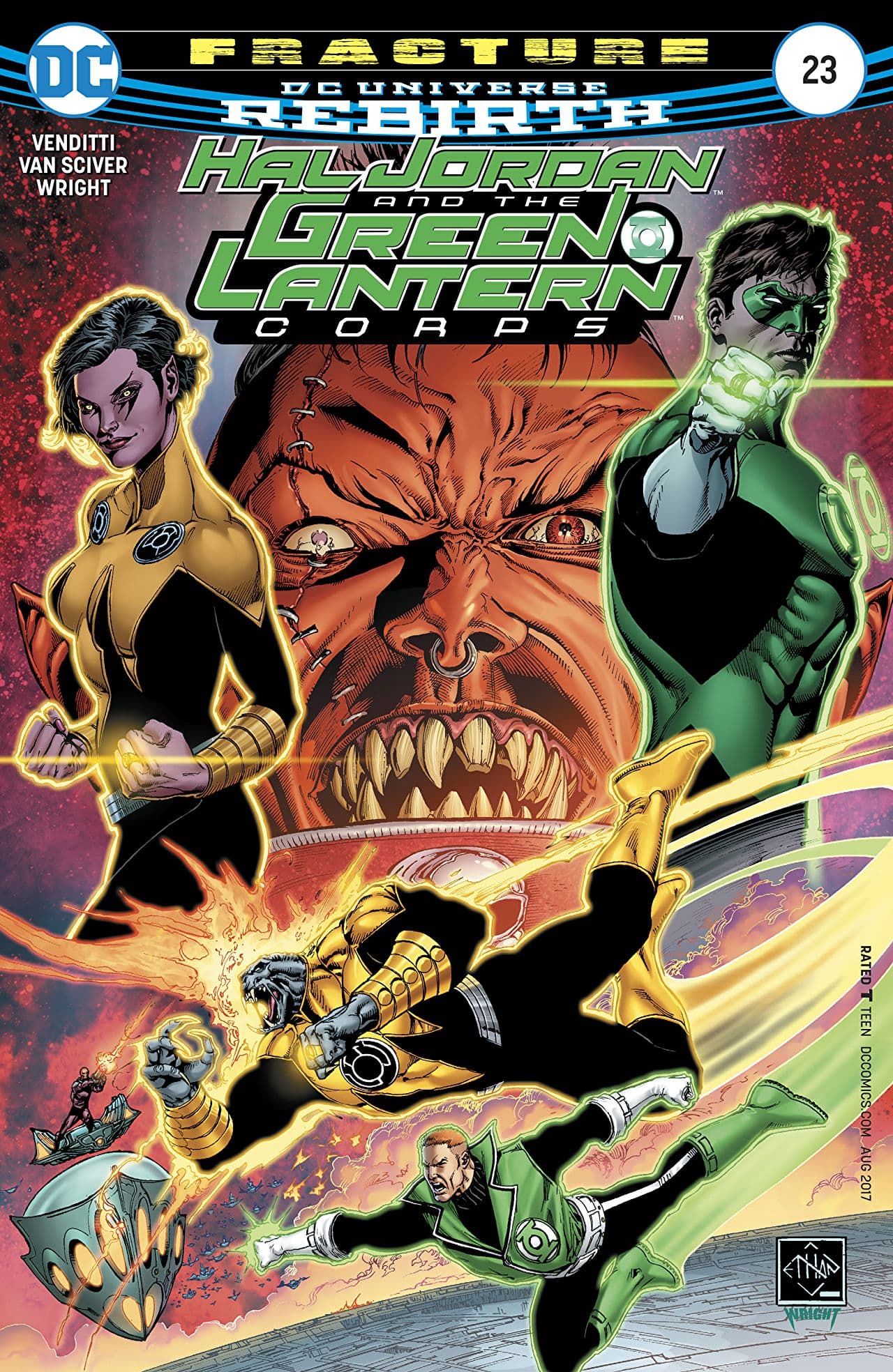 Hal Jordan & The Green Lantern Corps #23 cover