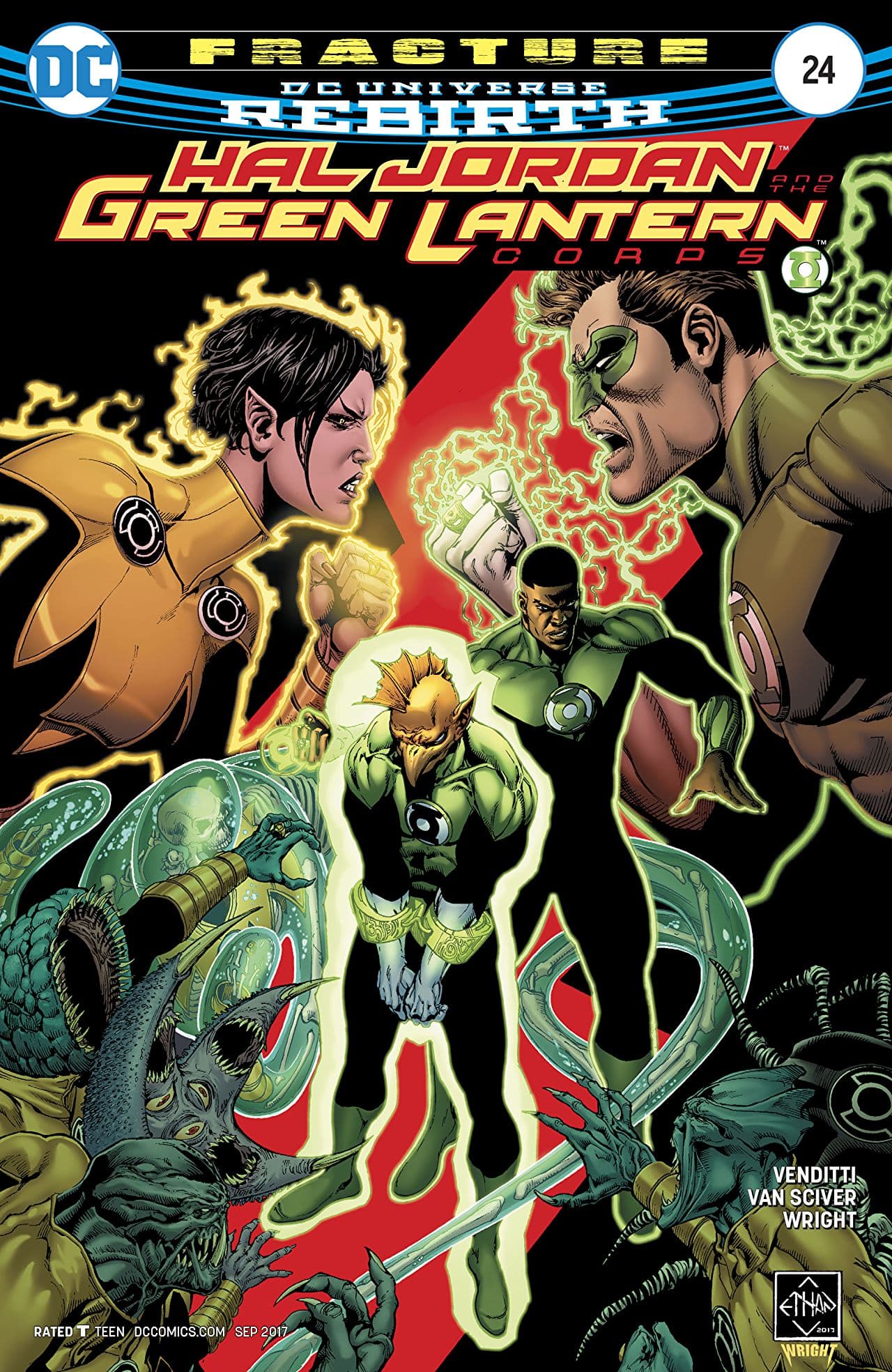 Hal Jordan & The Green Lantern Corps #24 cover