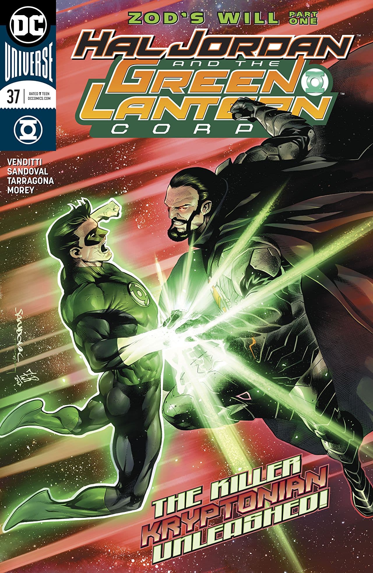 Hal Jordan & The Green Lantern Corps #37 cover