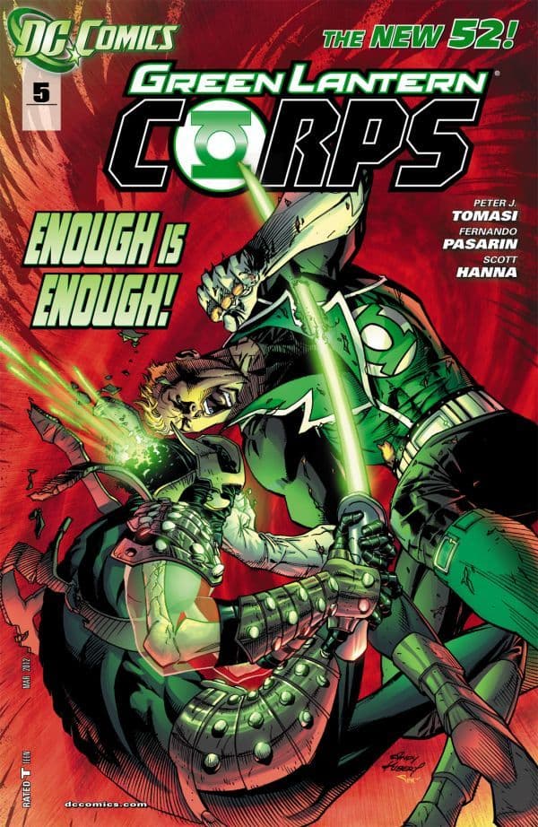 Green Lantern Corps #5 cover