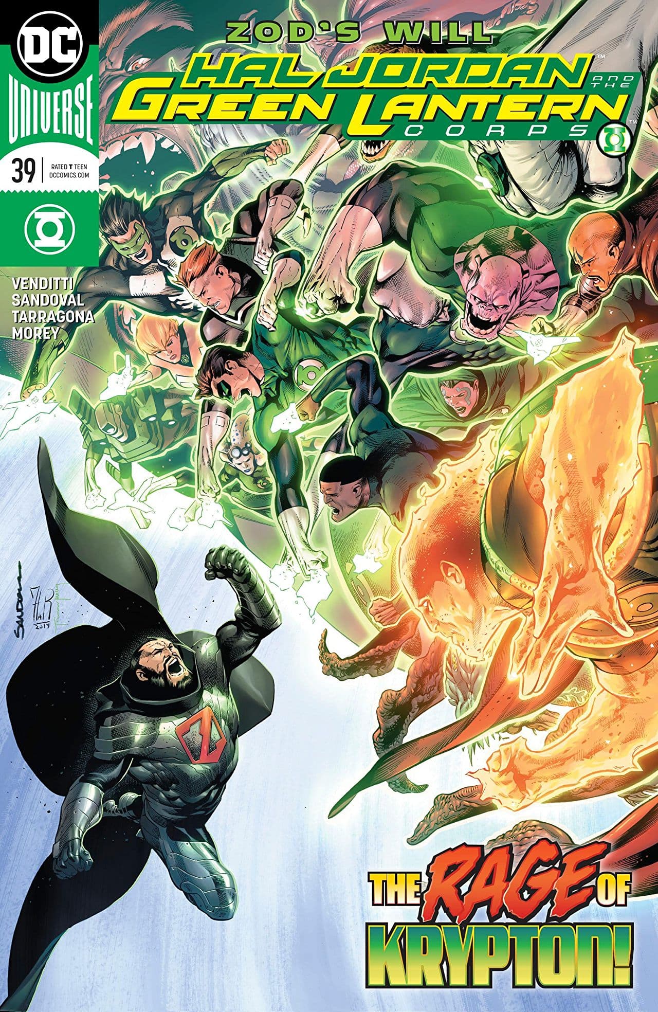 Hal Jordan & The Green Lantern Corps #39 cover