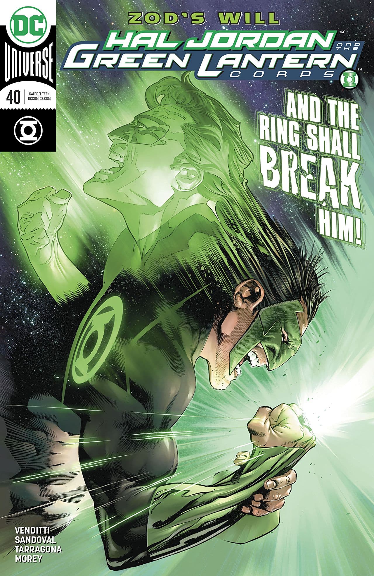 Hal Jordan & The Green Lantern Corps #40 cover