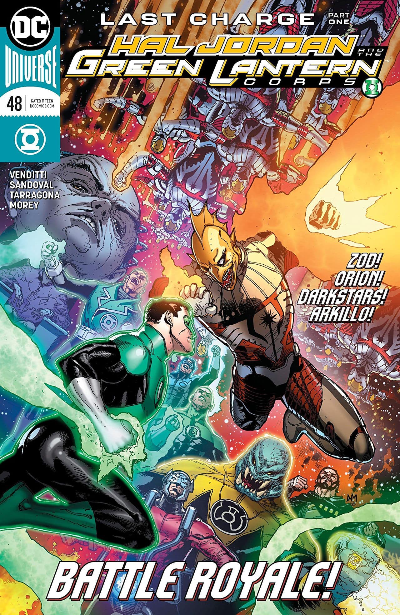 Hal Jordan & The Green Lantern Corps #48 cover