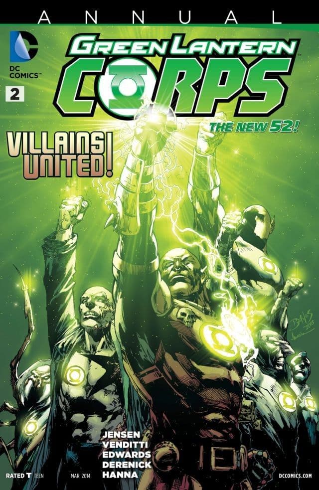 Green Lantern Corps Annual #2 cover
