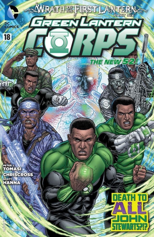 Green Lantern Corps #18 cover