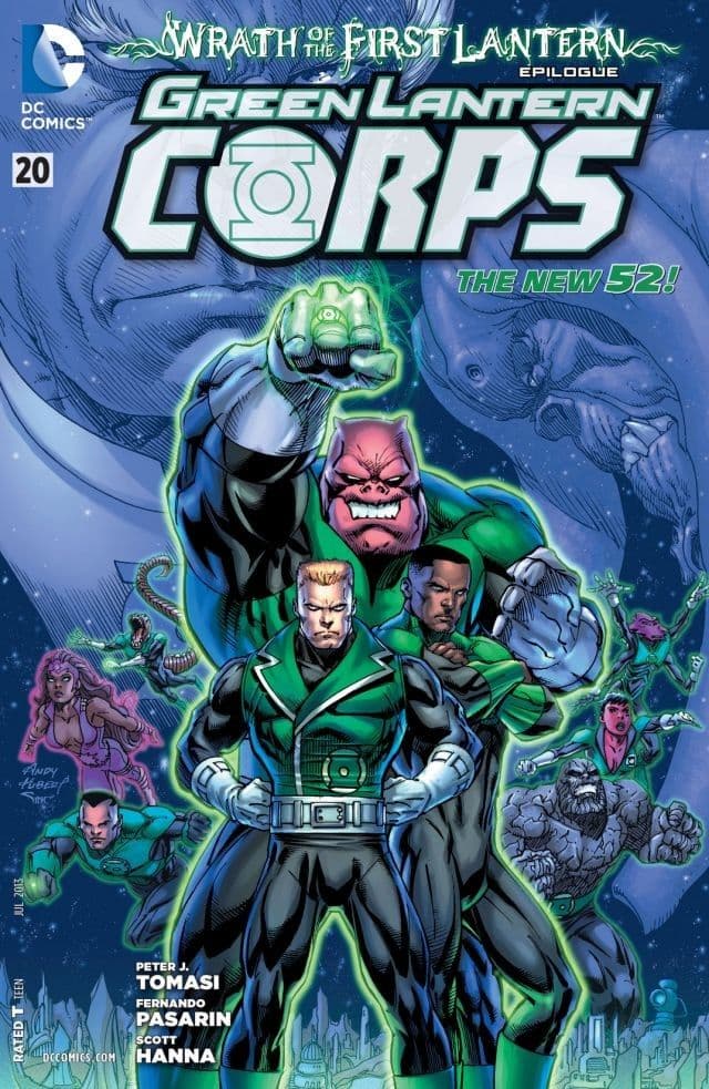 Green Lantern Corps #20 cover