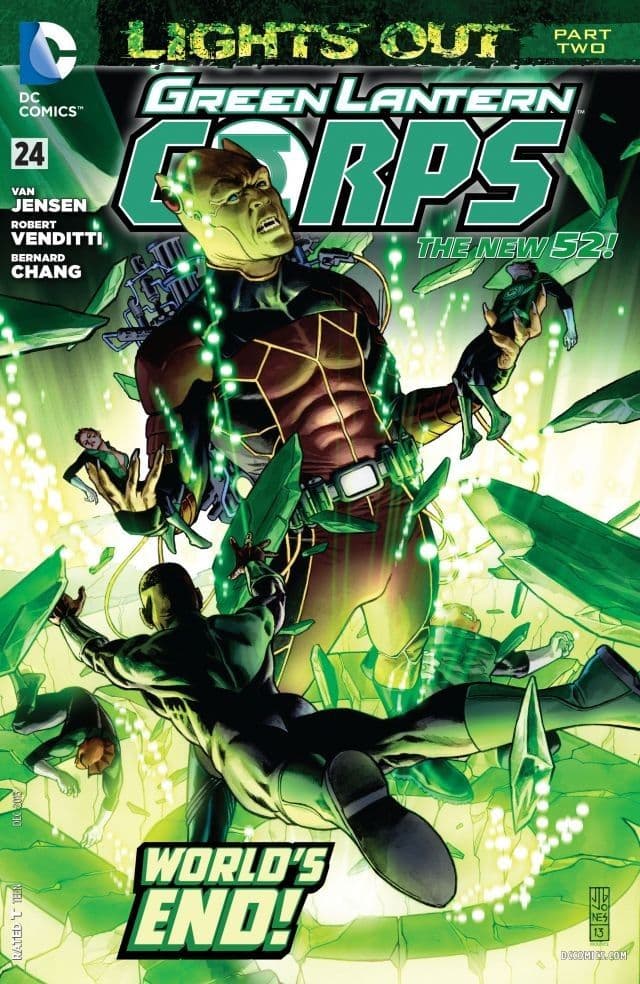 Green Lantern Corps #24 cover