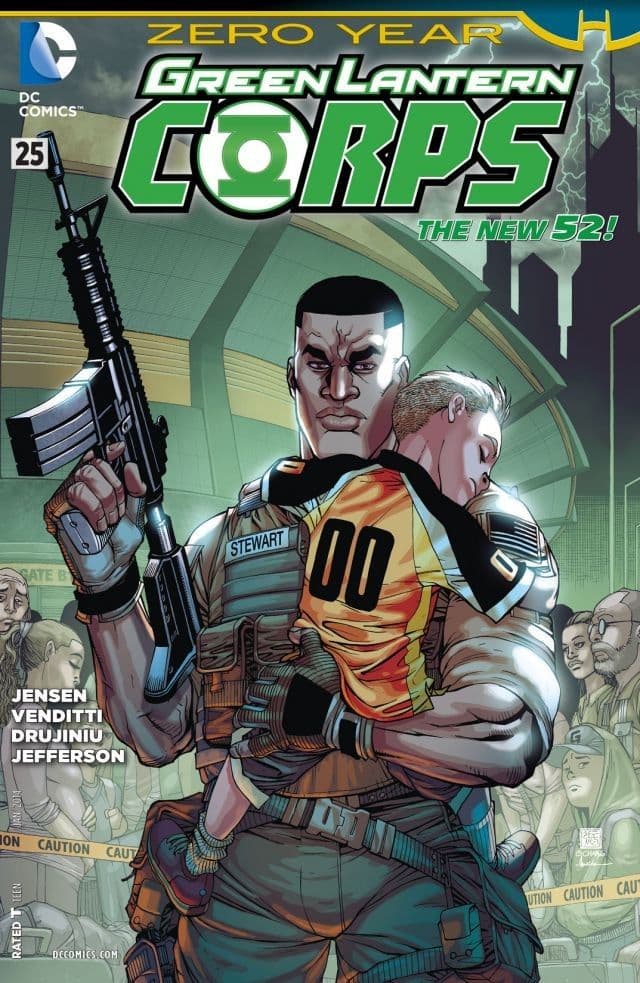 Green Lantern Corps #25 cover