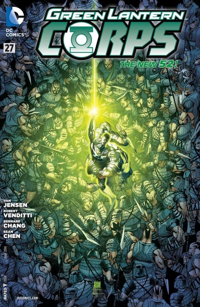 Green Lantern Corps #27 cover