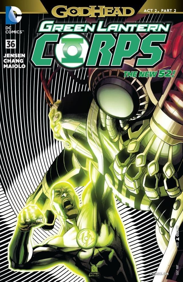 Green Lantern Corps #36 cover