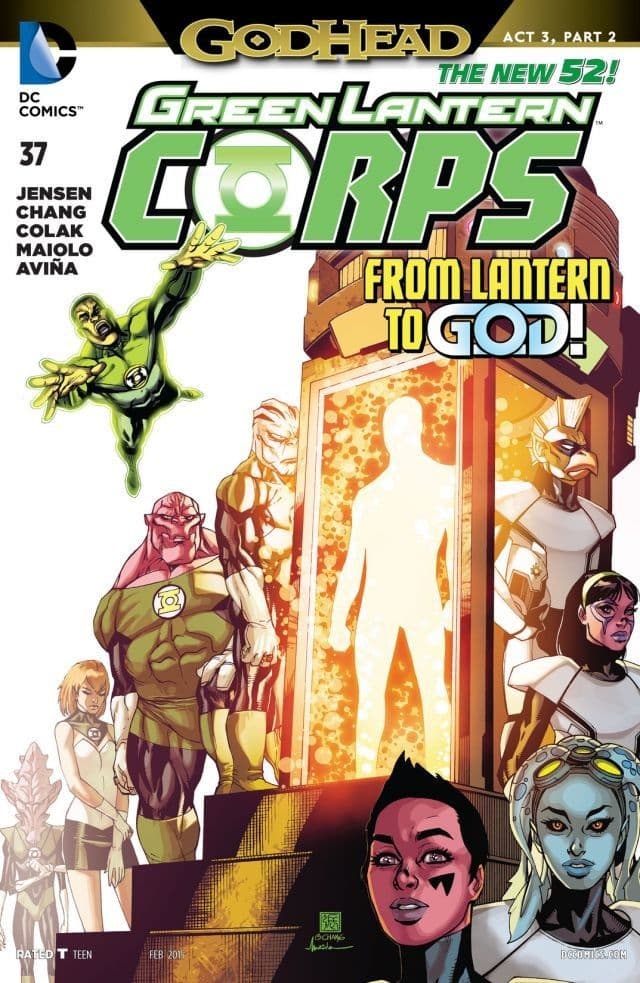 Green Lantern Corps #37 cover