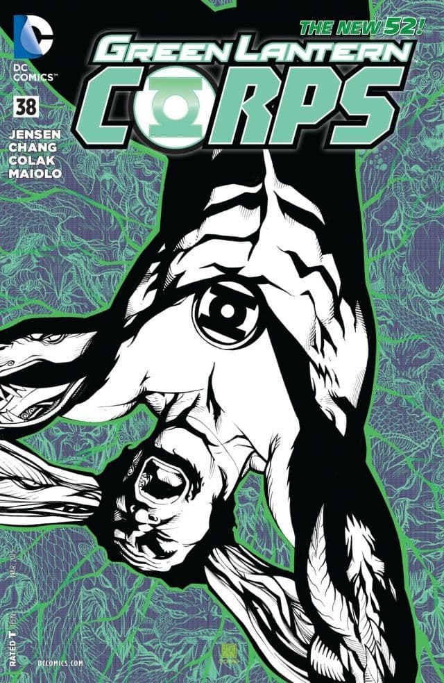 Green Lantern Corps #38 cover