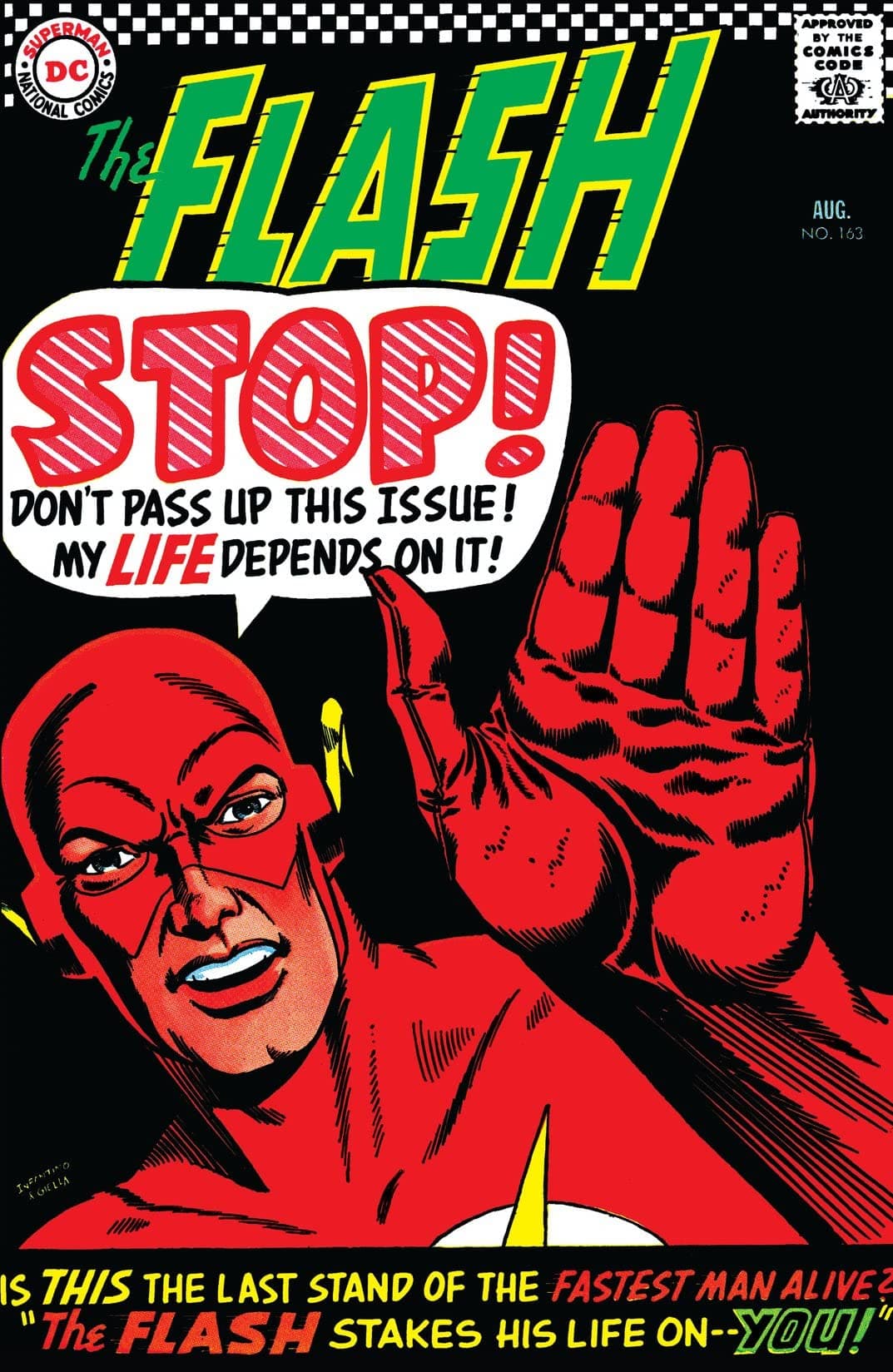 The Flash #163 cover