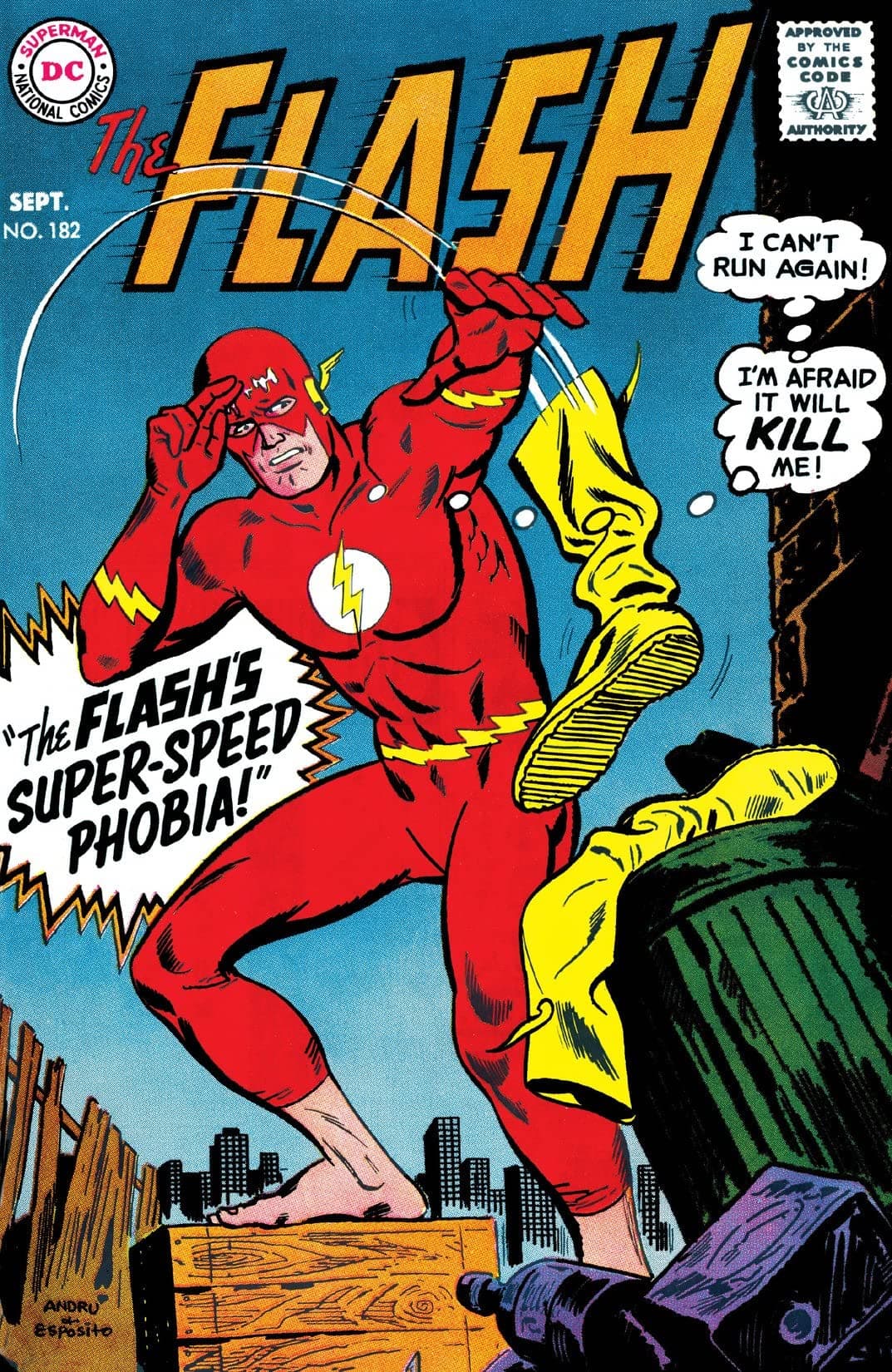 The Flash #182 cover