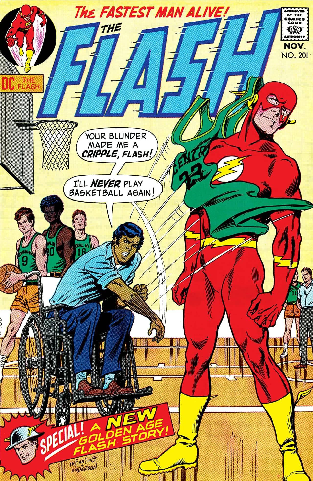 The Flash #201 cover